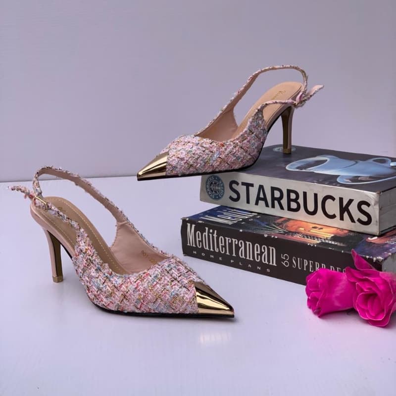 Luxe Pointed Slingback Heels